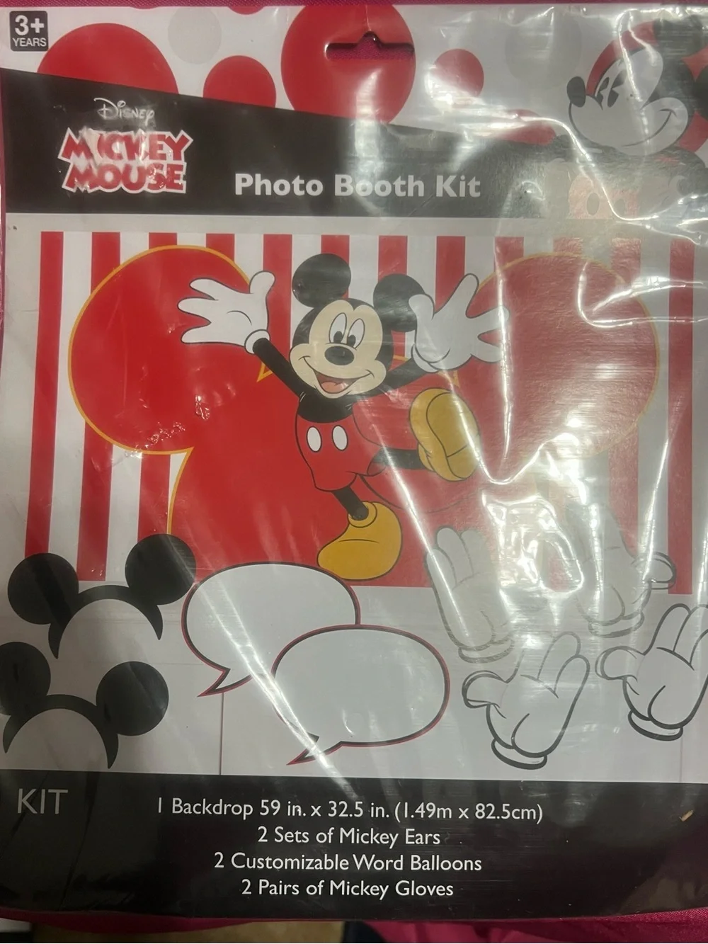 Disney Mickey Mouse Red and White Polka Dot Party Decor Kit